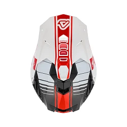 Acerbis Airstrike-C White/Red шлем внедорожный, бело-красный