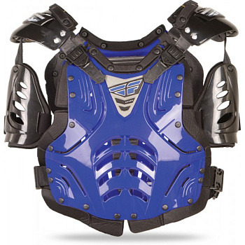 Fly Racing Convertible 2 MINI панцирь с плечами детский, синий глянцевый
