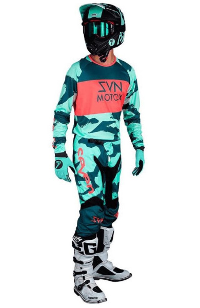 Seven Vox Pursuit Youth Mint мотоштаны подростковые