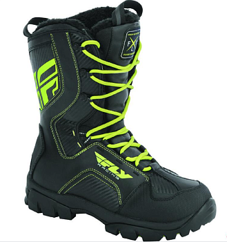 Fly Racing Marker ATV ботинки снегоходные, черно-желтый