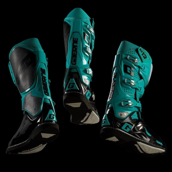 Gaerne SG12 мотоботы кроссовые, черно-бирюзовый