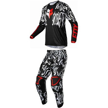 Fox Racing 180 Peril Black/Red комплект