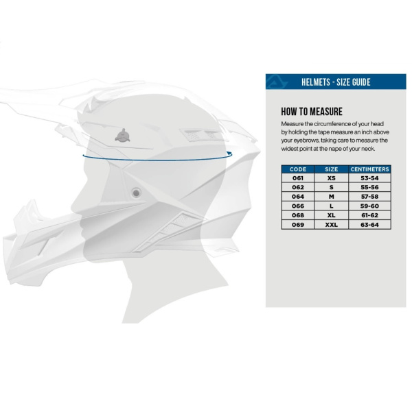 Acerbis Linear 22-06 Red/Blue шлем внедорожный