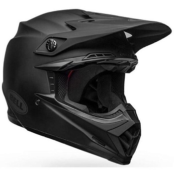 Bell Moto-9 Mips Matte Black шлем кроссовый