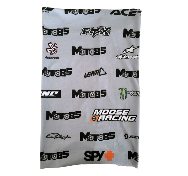 Moto85 баф мотоциклетный, серый