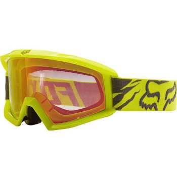 Fox Main Falcon Youth мотоочки детские, желтый, красная линза Fox Main Falcon Youth мотоочки детские, желтый, красная линза
