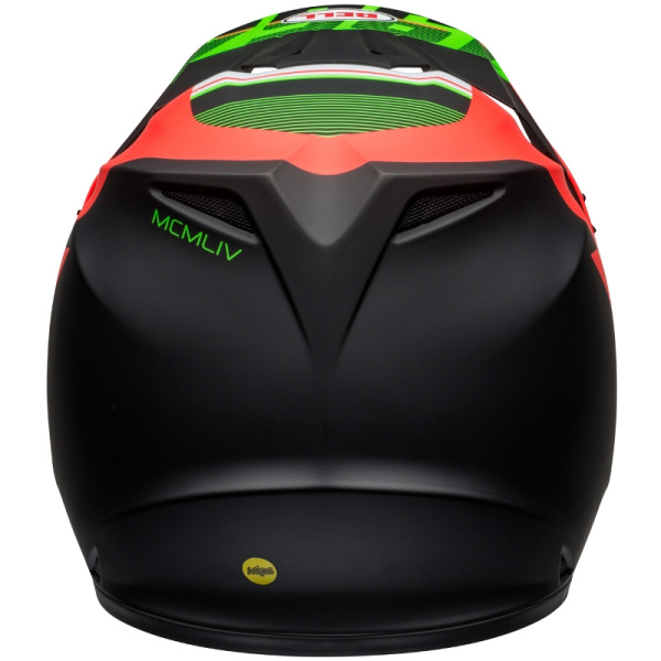 Bell MX-9 Mips Strike Matte Infrared/Green/Black шлем кроссовый