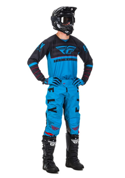 Fly Racing Kinetic K120 2020 мотоштаны, сине-черный Fly Racing Kinetic K120 2020 мотоштаны, сине-черный