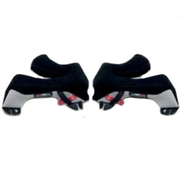 Airoh Aviator Ace боковые подушки (щеки) для шлема, черно-белый