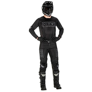 Fly Racing Kinetic Fuel комплект, черно-белый Fly Racing Kinetic Fuel комплект, черно-белый