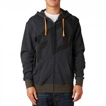 Fox Tainted Zip Fleece толстовка, черный