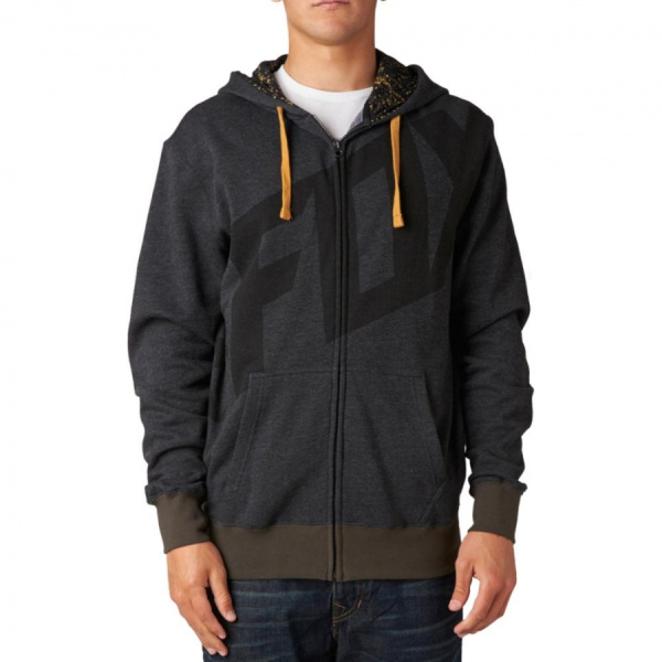 Fox Tainted Zip Fleece толстовка, черный