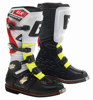 Gaerne GX1 Goodyear 2021 мотоботы, черно-бело-желтый