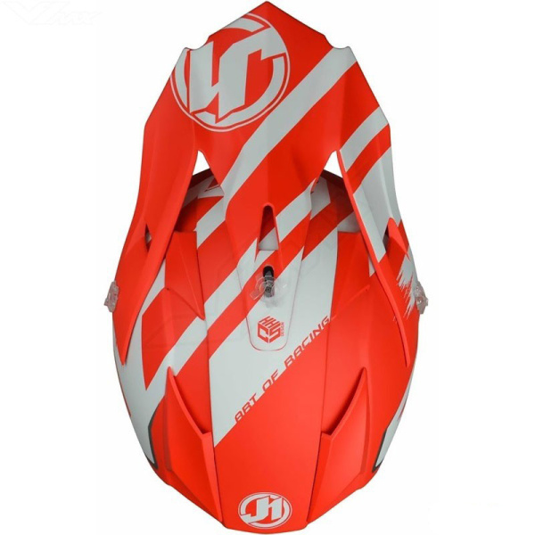 Just1 J32 PRO Kick шлем кроссовый, красно-белый