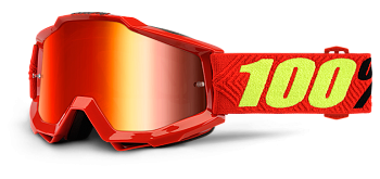 100% Accuri Saarinen Mirror Silver Lens мотоочки