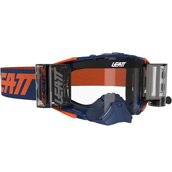 Leatt Velocity 6.5 Roll-Off Ink/Orange / Clear мотоочки, двойная линза