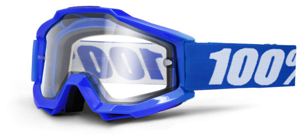 100% Accuri Enduro Reflex Blue Clear Dual Lens мотоочки