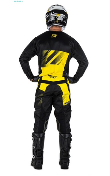 Fly Racing Kinetic Rockstar 2019 комплект, черно-желтый Fly Racing Kinetic Rockstar 2019 комплект, черно-желтый