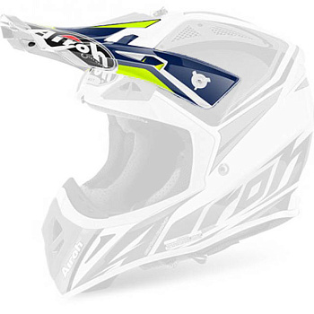 Airoh Aviator 2.2 козырек к шлему, сине-желтый Airoh Aviator 2.2 козырек к шлему, сине-желтый