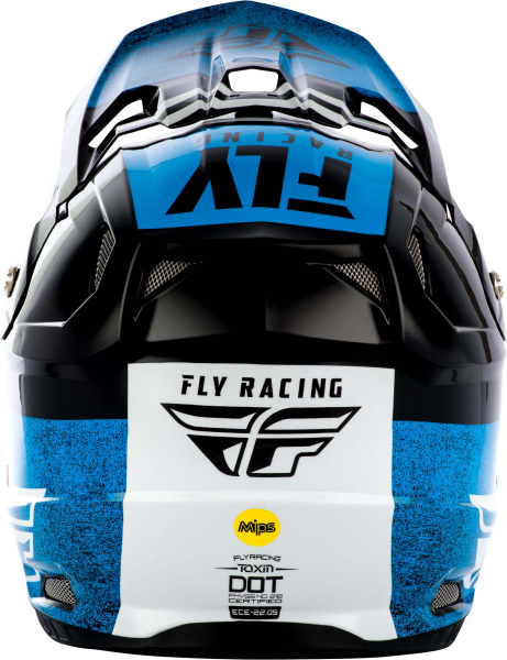 Fly Racing Toxin MIPS Embargo шлем кроссовый, черно-синий Fly Racing Toxin MIPS Embargo шлем кроссовый, черно-синий