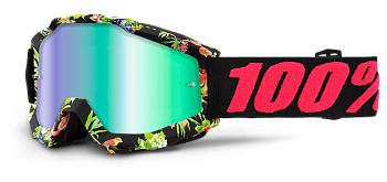 100% Accuri Chapter 11 Mirror Green Lens мотоочки