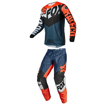 Fox Racing 180 Trice Grey/Orange комплект