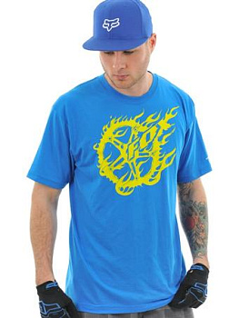 Fox Crank It SS Tech Tee футболка, синий Fox Crank It SS Tech Tee футболка, синий