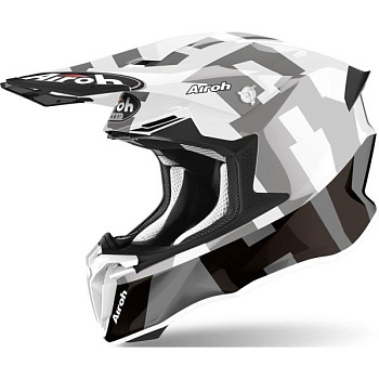 Airoh Twist 2.0 Frame Grey Gloss шлем внедорожный