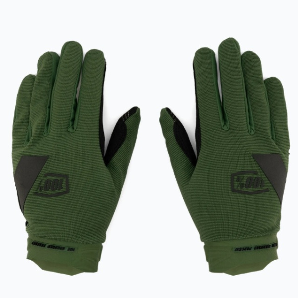 100% Ridecamp Army Green/Black мотоперчатки