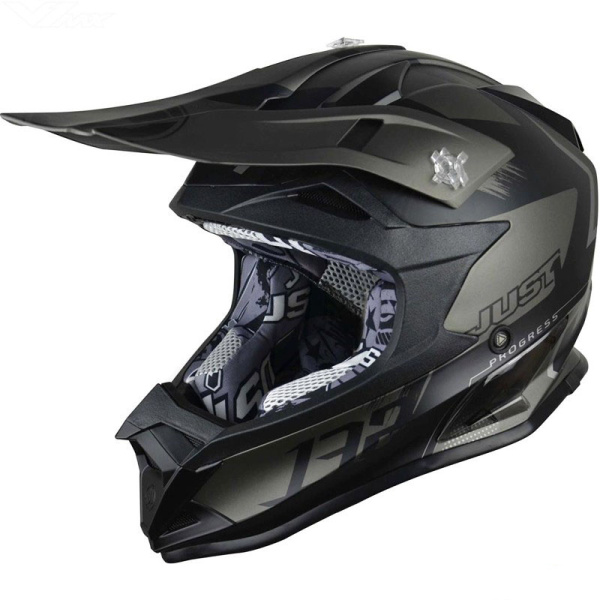 Just1 J32 PRO Kick шлем кроссовый, черный матовый