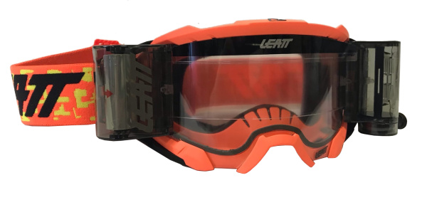 Leatt Velocity 5.5 Roll-Off Neon Orange / Clear мотоочки, двойная линза Leatt Velocity 5.5 Roll-Off Neon Orange / Clear мотоочки, двойная линза