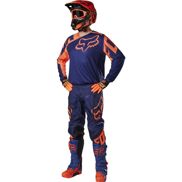 Fox Racing Legion Offroad LT комплект, сине-оранжевый