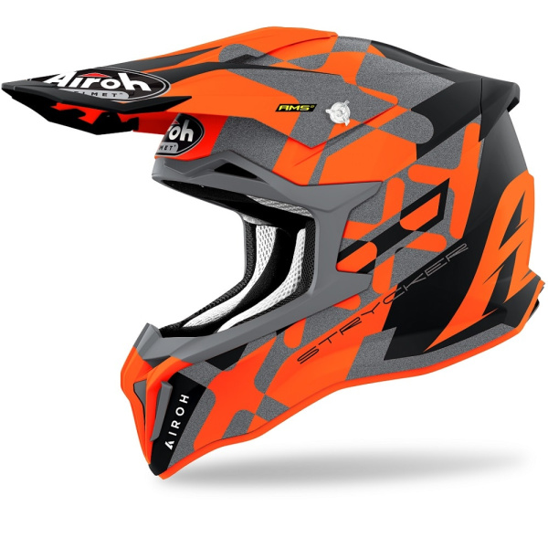 Airoh Strycker XXX Orange Matt шлем внедорожный Airoh Strycker XXX Orange Matt шлем внедорожный