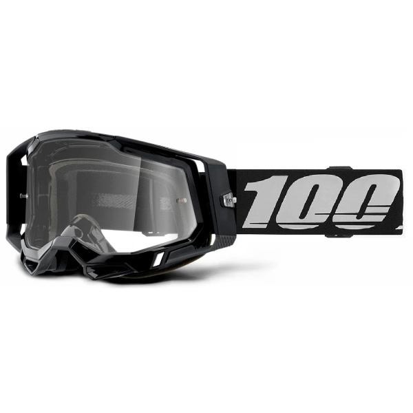100% Racecraft 2 Black / Clear Lens мотоочки 100% Racecraft 2 Black / Clear Lens мотоочки