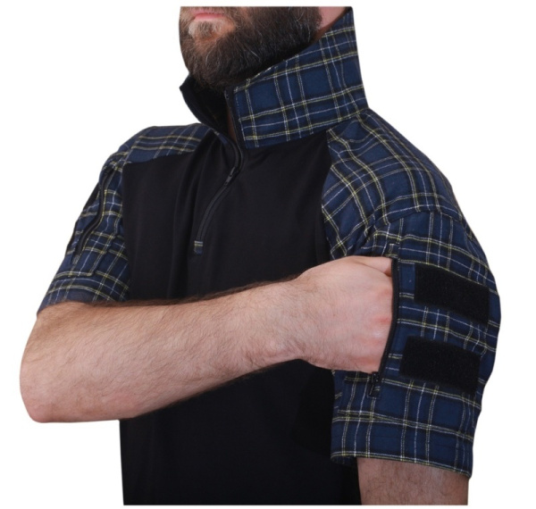 Phoenix Scout рубашка с коротким рукавом в клетку, темно-синий