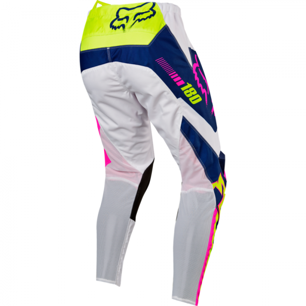 Fox Racing 180 Falcon 2017 мотоштаны, сине-желто-белый