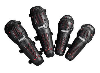 Scoyco K10/H10-2 комплект наколенники и налокотники, черно-красный