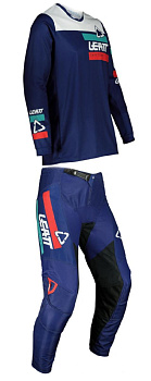 Leatt 3.5 Jr Ride Kit Royal комплект подростковый, мотоштаны + джерси