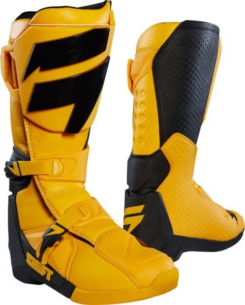 Shift White Label 2018 мотоботы, желто-черный