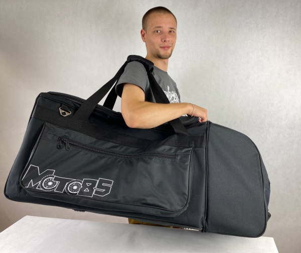 *Moto85 MX Gear Bag Black/White Logo сумка для экипировки