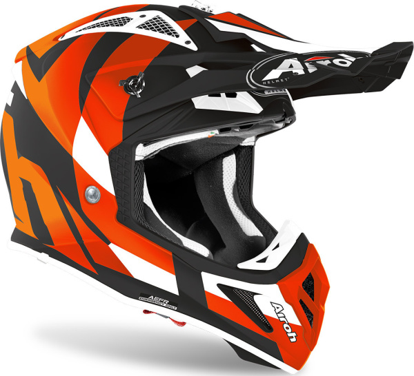 Airoh Aviator Ace Trick Orange Matt шлем внедорожный Airoh Aviator Ace Trick Orange Matt шлем внедорожный