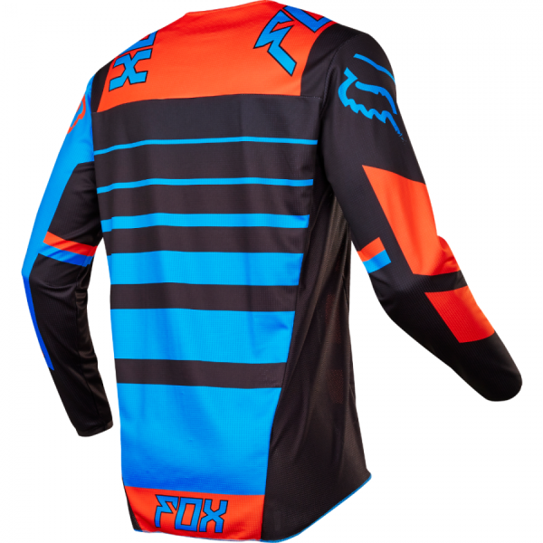 Fox Racing 180 Falcon 2017 джерси, черно-сине-оранжевый