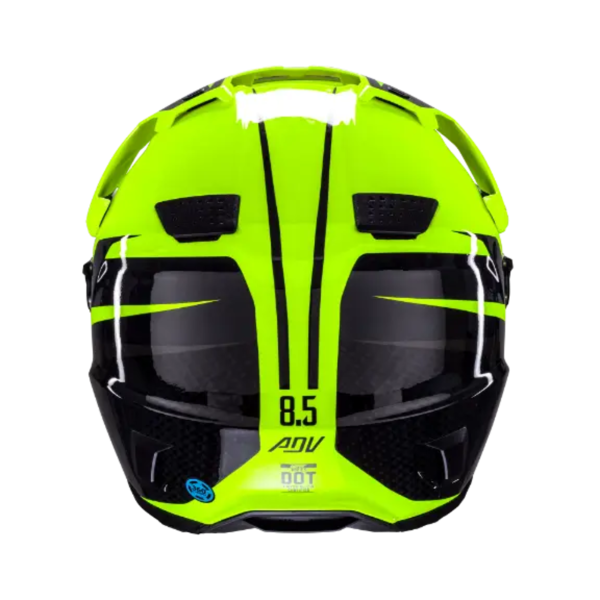 Leatt Kit ADV 8.5 Hi-Viz V25 шлем + Velocity 4.5 мотоочки