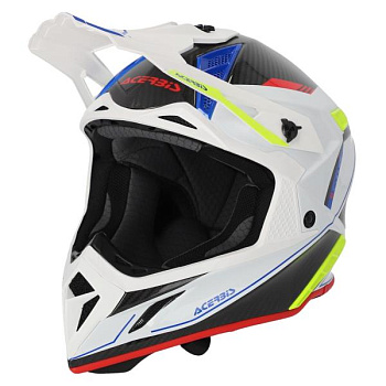 Acerbis Steel Carbon 22-06 White/Black шлем внедорожный