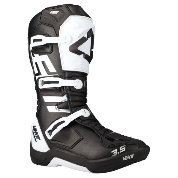 Leatt 3.5 Black/White 2024 мотоботы детские/женские Leatt 3.5 Black/White 2024 мотоботы детские/женские