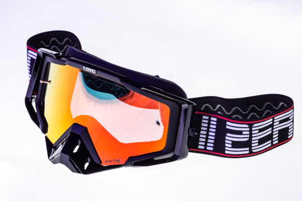 IIZERO Black Mirror Orange Lens мотоочки