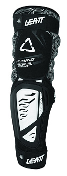 Leatt 3DF Hybrid EXT наколенники, черно-белый