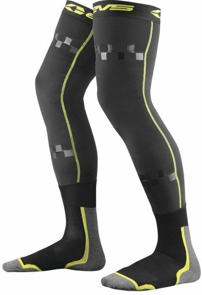EVS Fusion Riding Yellow/Black чулки под наколенники с носком