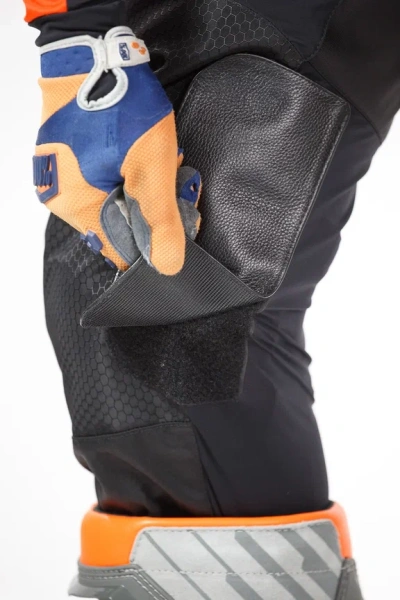 Kirasir Enduro мотоштаны черно-оранжевый