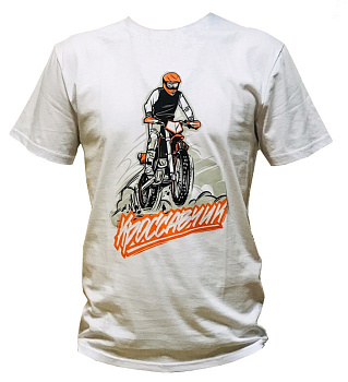 Helmetex футболка "Кроссавчик", белый